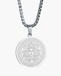Cadena larga de Medusa (oro y plata)