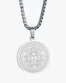 Cadena larga de Medusa (oro y plata)