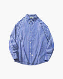 Camisa de rayas de gran tamaño