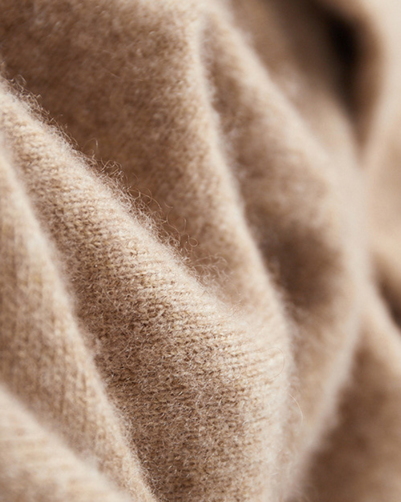 Sudadera con capucha 100% cachemira