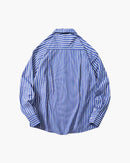 Camisa de rayas de gran tamaño