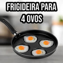 Frigideira Antiaderente 4 em 1 com Divisórias para Fritar Ovos Hamburguer Panqueca, etc.