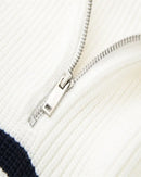 Suéter de rayas con Cremallera