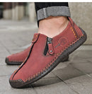 Zapatos de cuero escamoso