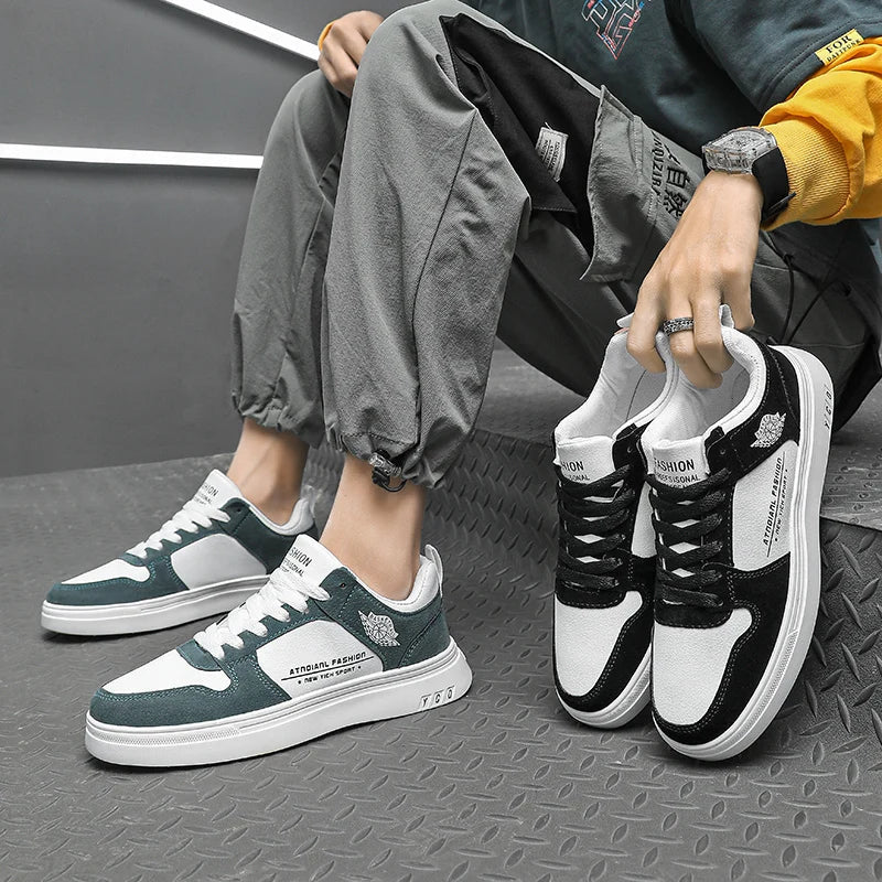 Zapatos urbanos con bloques de color