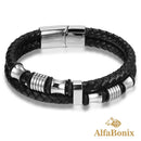 Pulsera masculina Tyopunk de doble capa